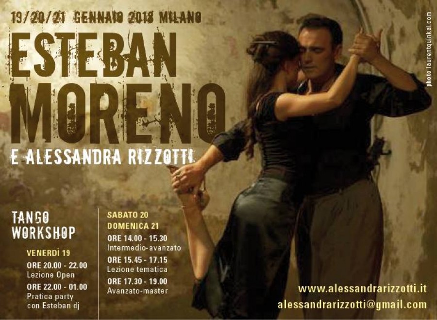 Esteban Moreno Milano Tango Workshop