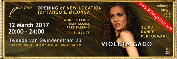 Grand Opening New Place for milonga and tango in Amsterdam