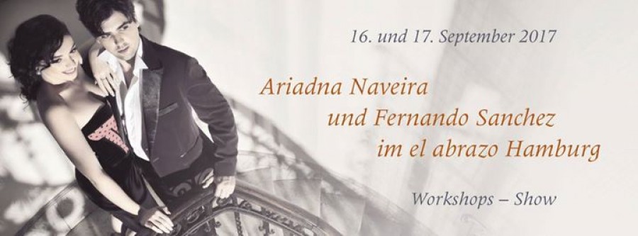Ariadna Naveira y Fernando Sanchez at el abrazo Hamburg