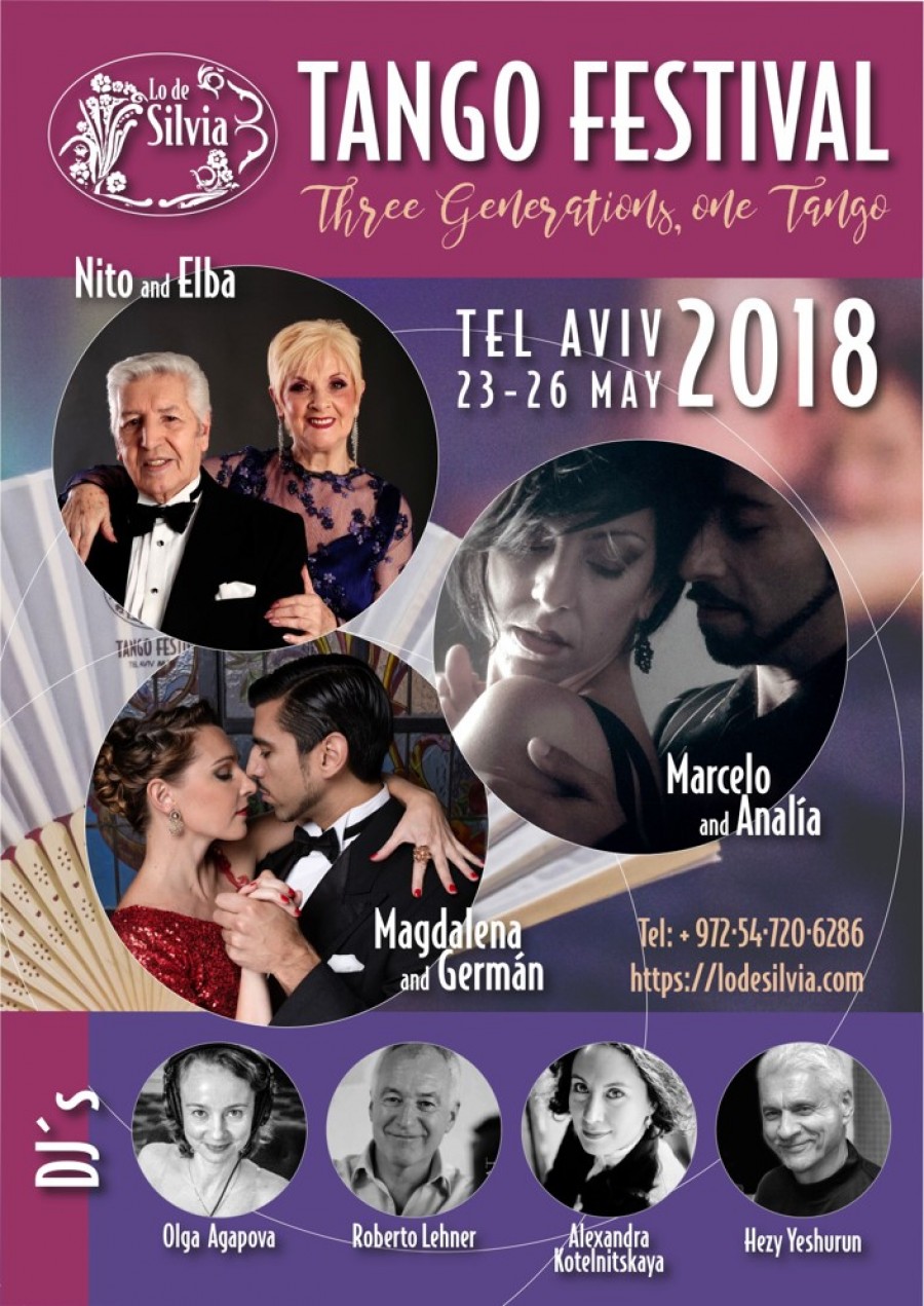Lo de Silvia Tango Festival Tel Aviv 23 - 26 MAY 2018