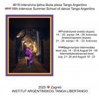 Intensive Summer School of dance Tango Argentino, Zagreb
