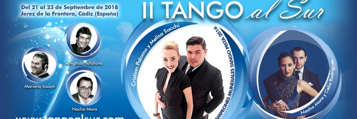 II Tango al Sur del 21 al 23 de Septiembre 2018