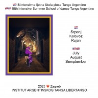 18th Intensive Summer School Tango Argentino, Zagreb 3.4
