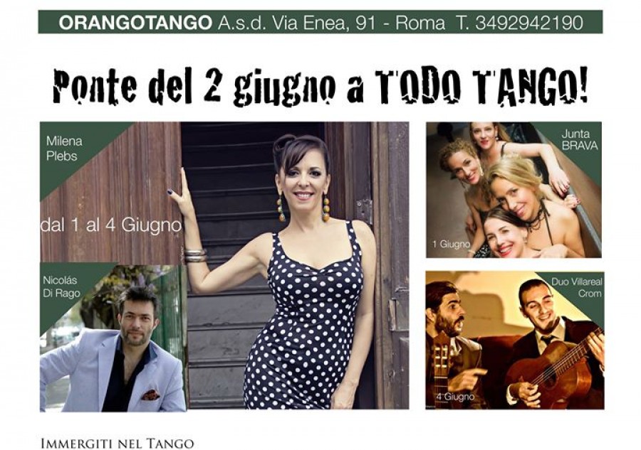 Ponte del 2 Giugno a Todo Tango ad OrangoTango