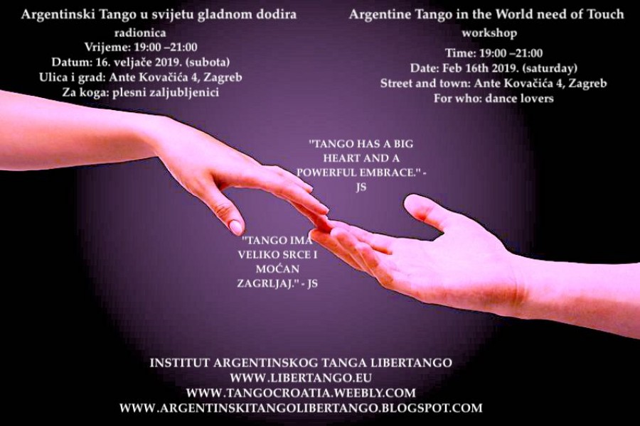 Argentine Tango in the World need of Touch