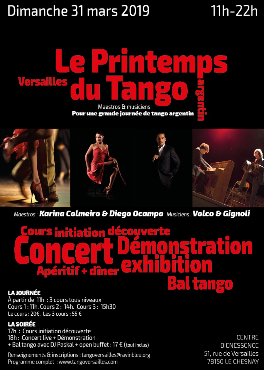Le printemps du tango. Versailles