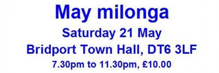 May milonga in Bridport