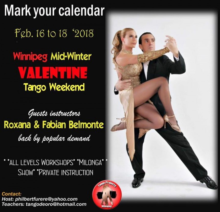 Winnipeg Mid Winter Valentine Tango Weekend
