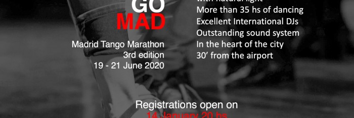 Madrid Tango Marathon TangoMAD 2020 3th Edition