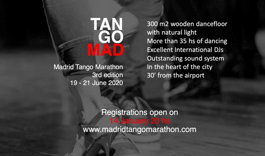 Madrid Tango Marathon TangoMAD 2020 3th Edition