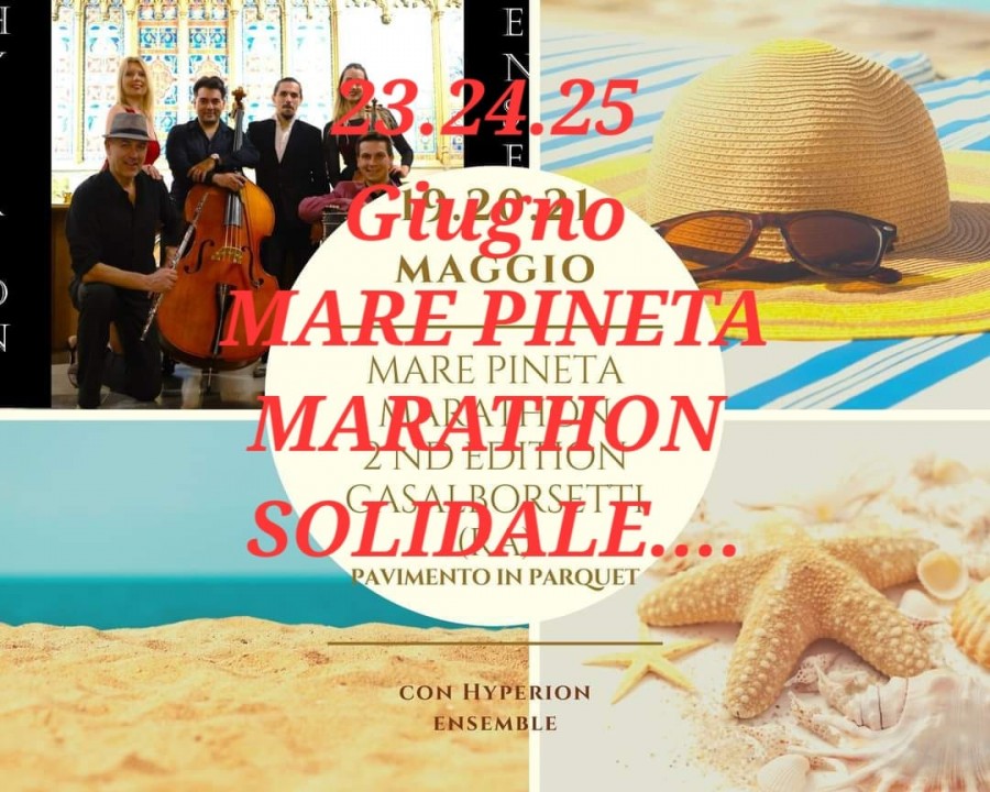 Mare Pineta marathon in Romagna Charity edition