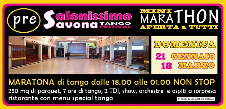 Pre Salonissimo Tango Marathon 7h tango aspettando Salonissi