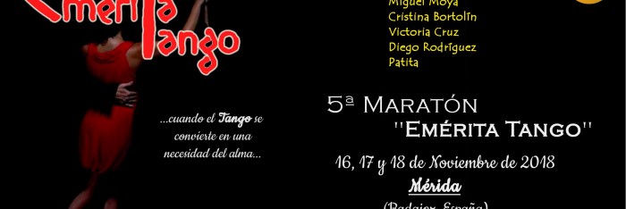 Emerita Tango Maraton 2018