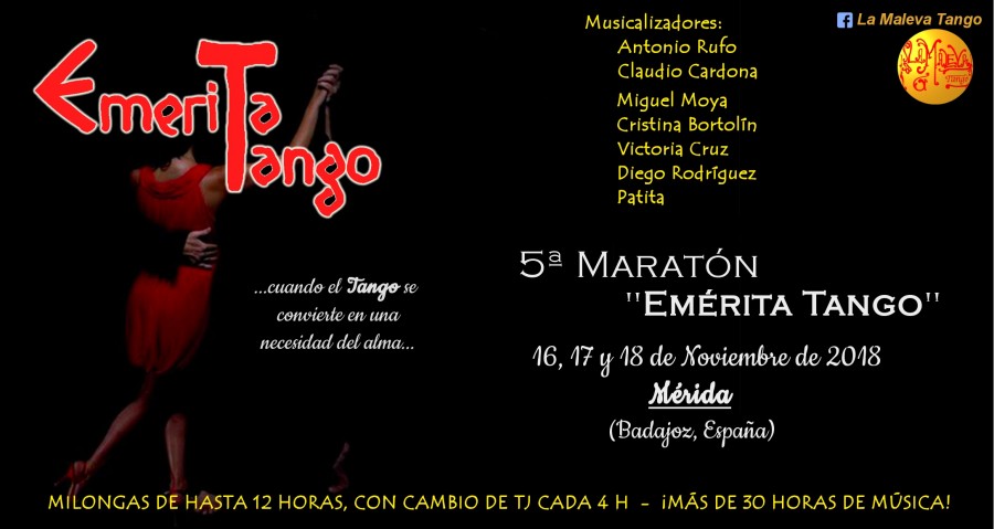 Emerita Tango Maraton 2018