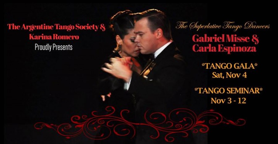 Gabriel Misse Carla Espinoza Tango Seminar and Gala