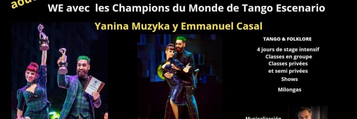 GOLDEN WEEKEND 3 avec les Champions du Monde Tango Escenario