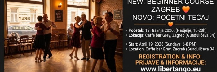Pocetni tecaj plesa Tango Argentino  Zagreb