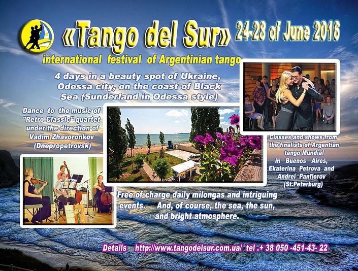 flyer image for Tango del Sur