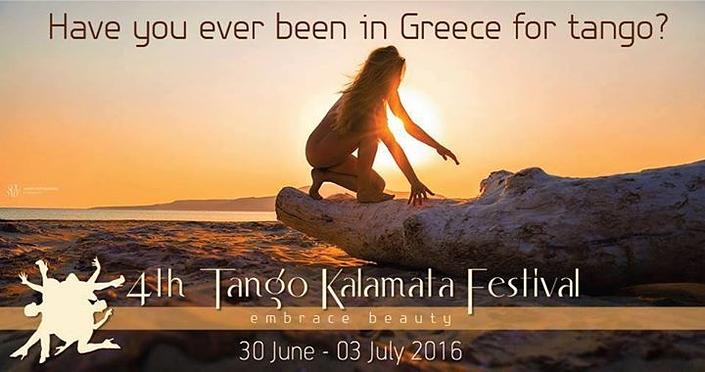 flyer image for 4th Tango Kalamata Festival