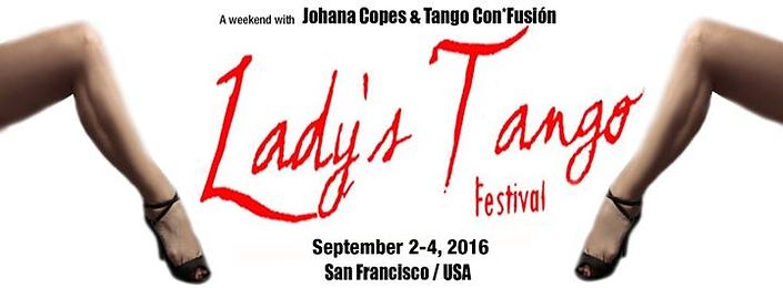 flyer image for SF Ladys Tango Festival