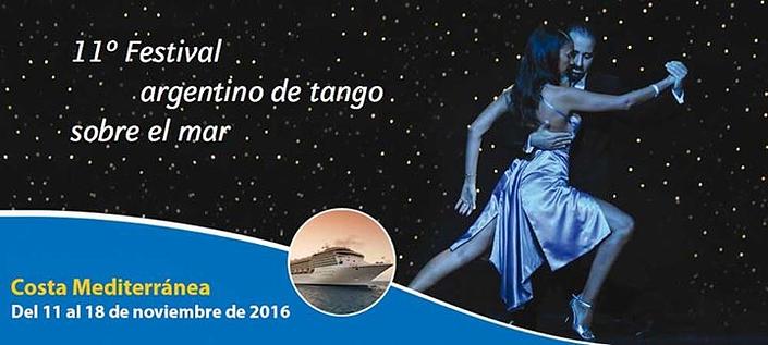 flyer image for XI Festival de Tango en el Mar