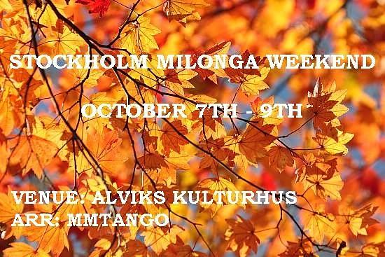 flyer image for Stockholm Milonga Weekend
