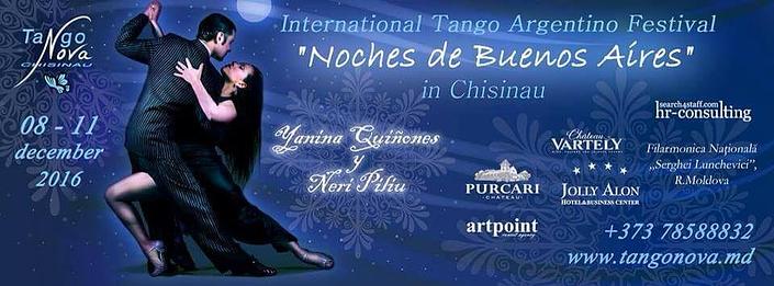 flyer image for International Tango Argentino Festival Noches de Buenos Aire