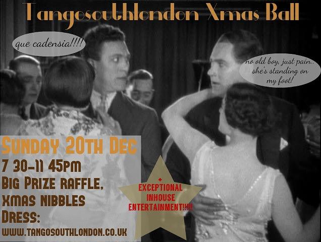 flyer image for Tangosouthlondon Xmas Ball
