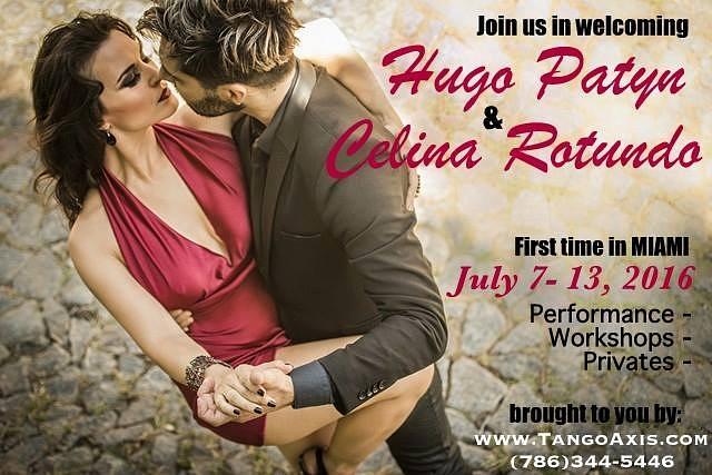 flyer image for Hugo Patyn Celina Rotundo in Miami