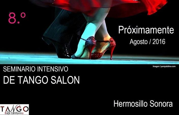 flyer image for Octavo Seminario Intensivo De Tango Salon