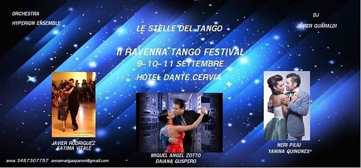 flyer image for II Ravenna tango festival