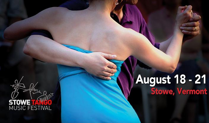 flyer image for Stowe Tango Music Festival