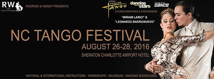 flyer image for NC Tango Festival