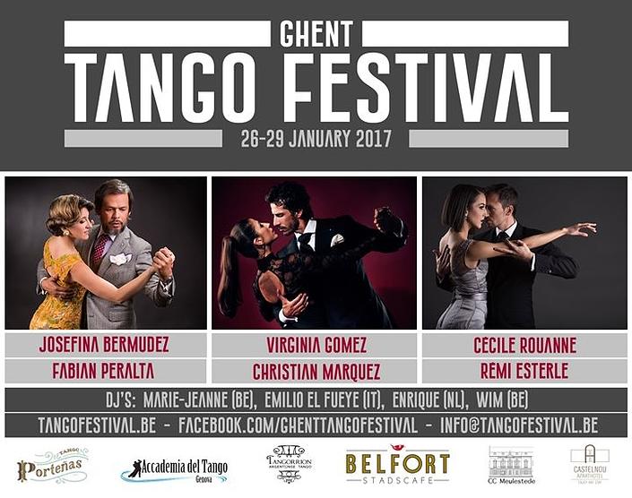 flyer image for Ghent Tango Festival