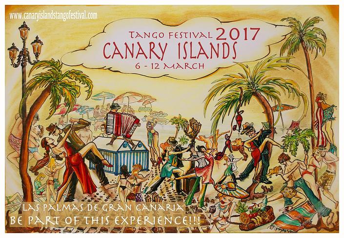 flyer image for Canary Islands Tango Festival