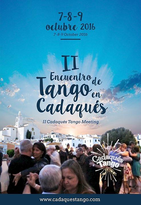 flyer image for II Encuentro de Tango en Cadaques