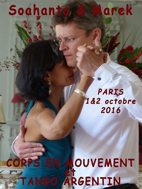 flyer image for Stage Corps en Mouvement et Tango Argentin