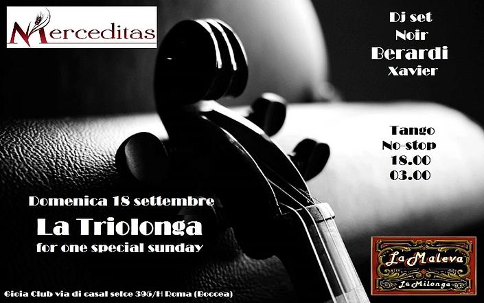flyer image for The Triolonga by Merceditas