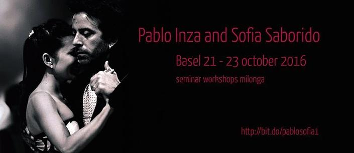 flyer image for Pablo Inza and Sofia Saborido