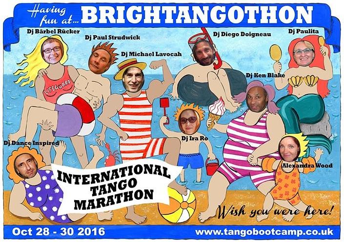 flyer image for Brightangothon International Tango Marathon