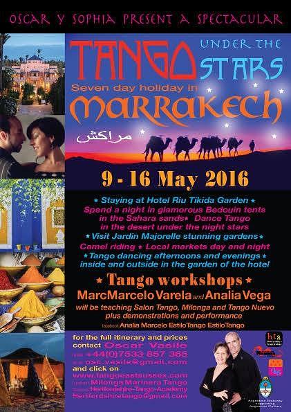 flyer image for Tango Under the Stars