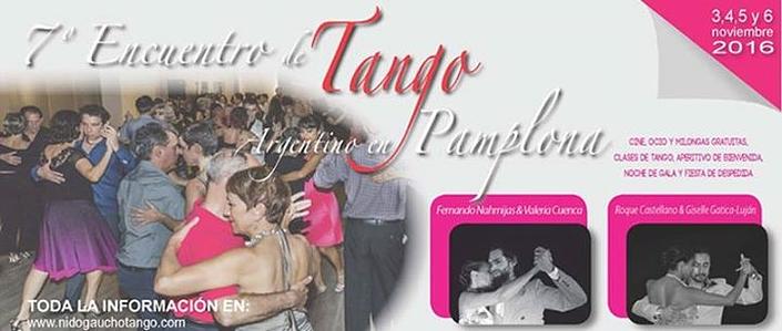 flyer image for 7 Encuentro De Tango En Pamplona
