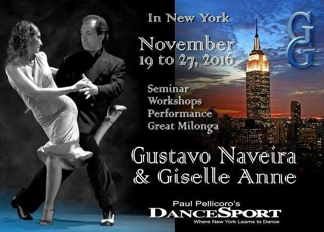 flyer image for Thanksgiving Week with Gustavo Naveira y Giselle Anne