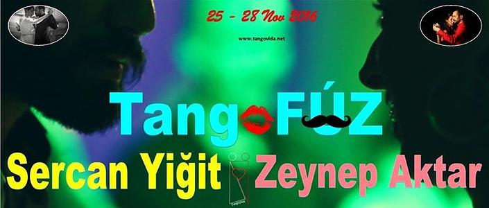 flyer image for TangoFUZ Workshops with Sercan Yigit and Zeynep Aktar
