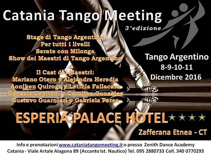 flyer image for Catania Tango Meeting