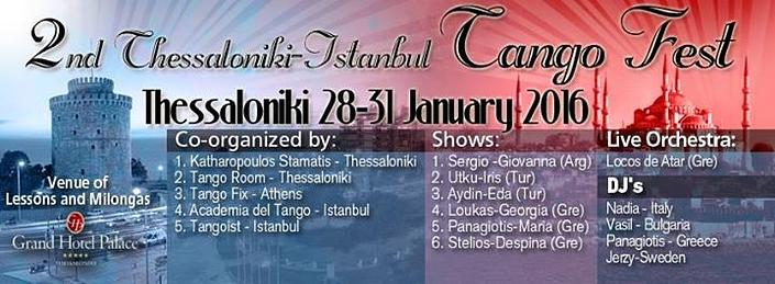 flyer image for 2nd Thessaloniki Istanbul Tango Fest