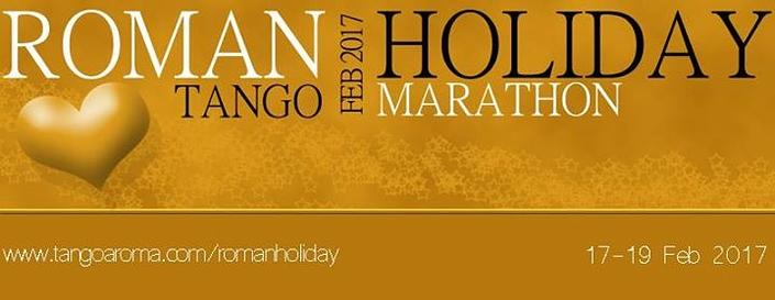 flyer image for Roman Holiday Tango Marathon