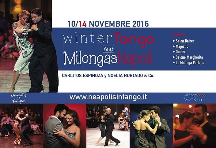 flyer image for Winter Tango feat Milongas Napoli