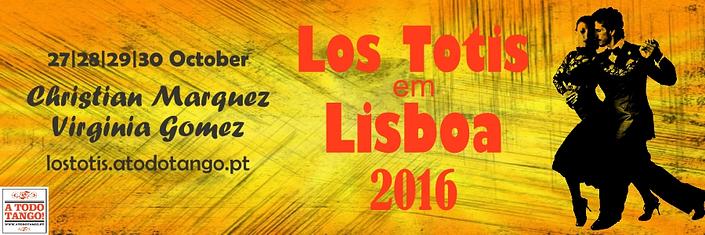 flyer image for Los Totis em Lisboa 2016