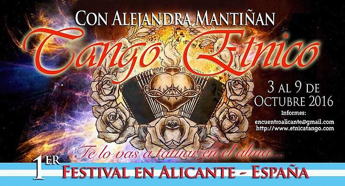 flyer image for Tango Etnico